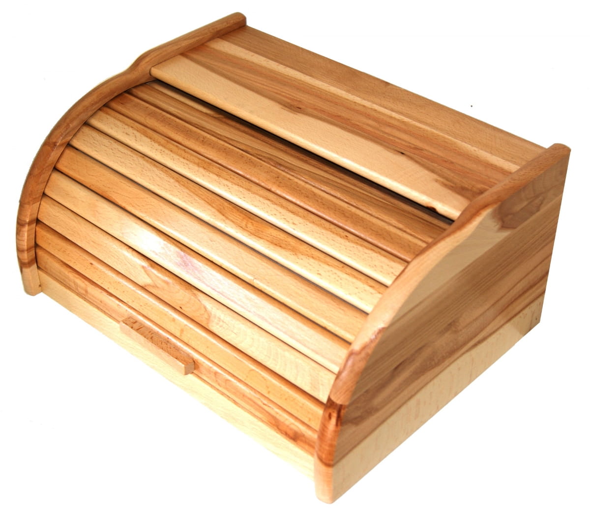 Wooden bread bin - selected wood | natural bread container | impregnated with oil | healthy heartwood | unique design