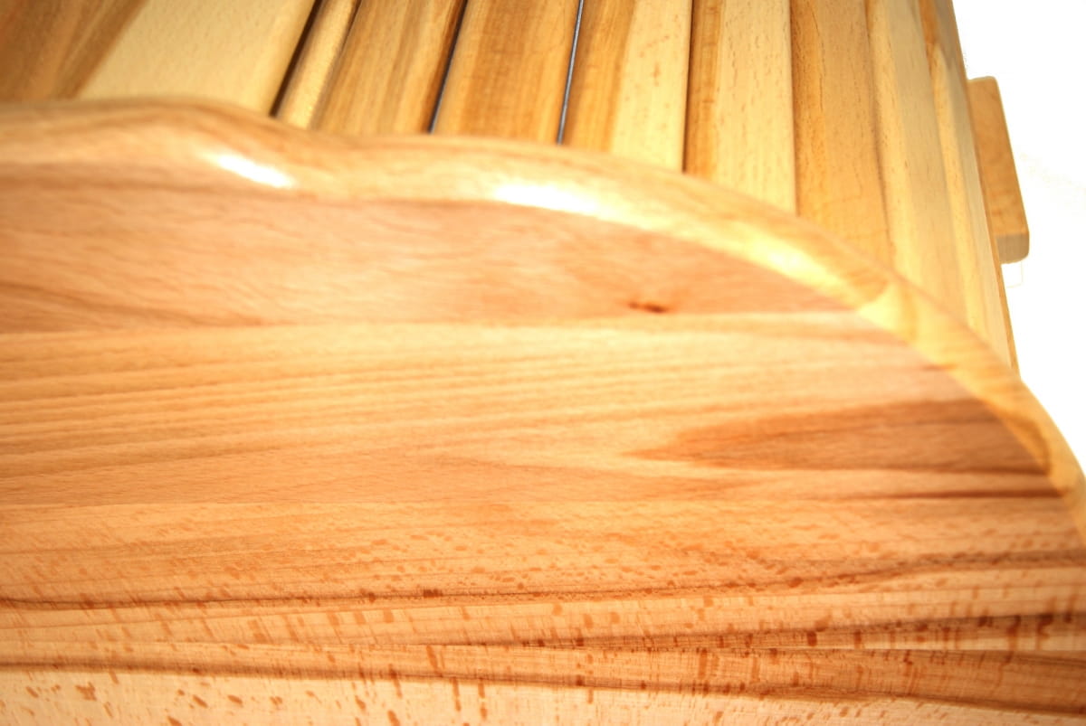Wooden bread bin - selected wood | natural bread container | impregnated with oil | healthy heartwood | unique design