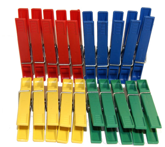 Klamerki plastikowe Spinacze do prania | Klamry plastikowe | Spinacze ubraniowe | Klamerki na bieliznę | Spinacze gospodarcze | Zestaw klamerek