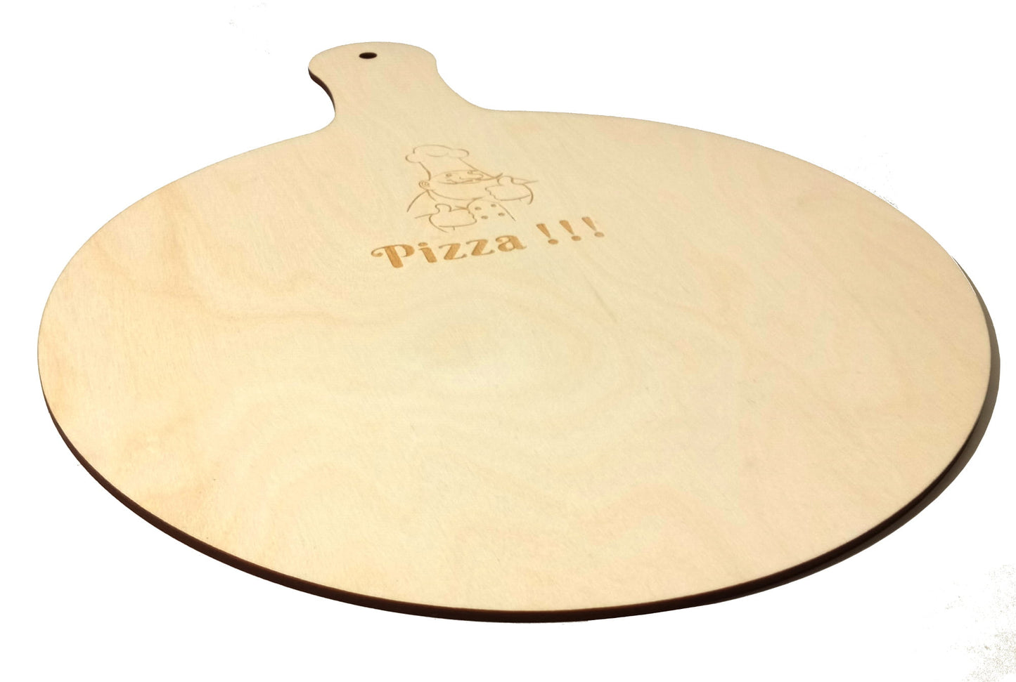 Łopata do pizzy - deska drewniana | szufla drewniana do pieczenia | taca drewniana do serwowania pizzy | akcesoria kuchenne do pizzy