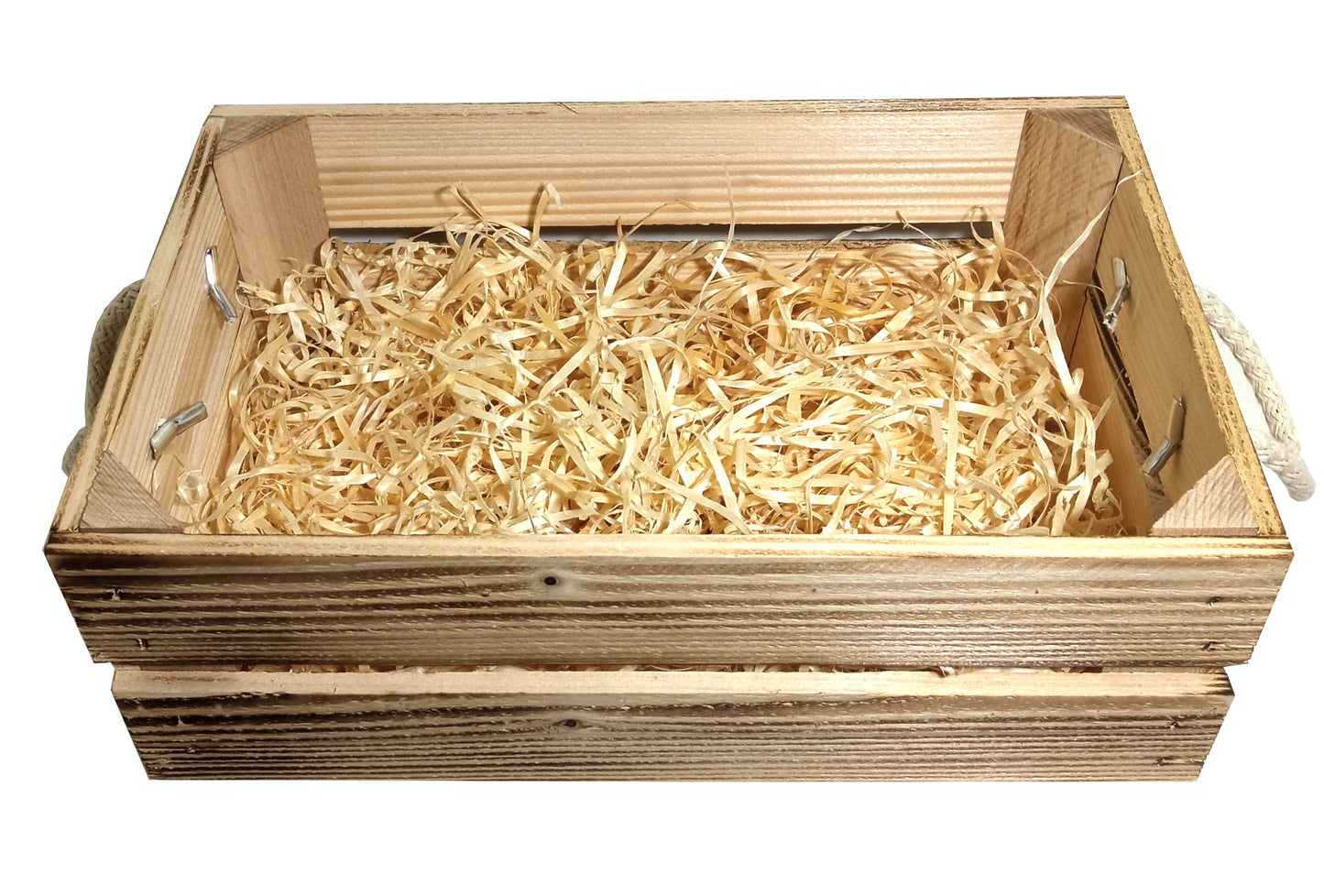 Wood fired box + wood wool | wooden gift box | decorative gift box | eco-friendly gift packaging