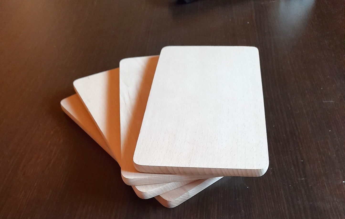 Frühstücksbrettchen 22 x 12 cm 3er Set | Küchenschneidebrett | Frühstücksbrettchen Set | Servierbrett aus Holz
