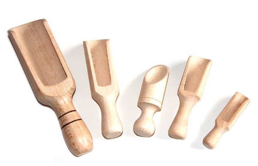 Spice scooper 5 pcs - set | Spice measuring spoons | Mini kitchen scoops | Spice measuring spatulas | Set