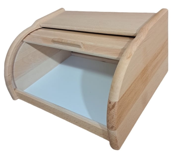 Wooden bread box - large natural impregnated with oil | bread container | bread box | wooden bread box | bread box