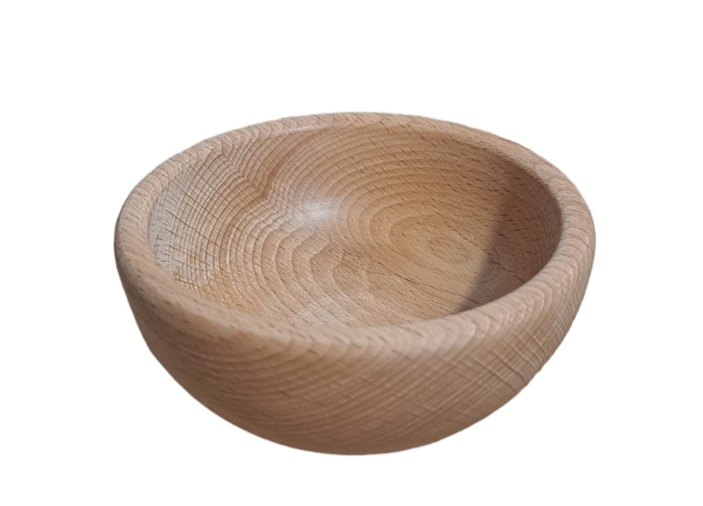Wooden bowl steamed beech 12 cm | beech bowl | kitchen bowl beech wood | round bowl natural beech | eco wood bowl 12 cm