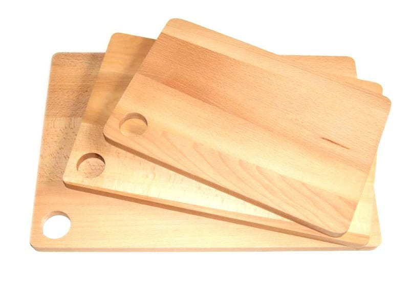 Planche à découper en bois rectangulaire 45 cm | Planche à découper en bois | Planche à hacher | Planche de service | Planche naturelle 45 cm