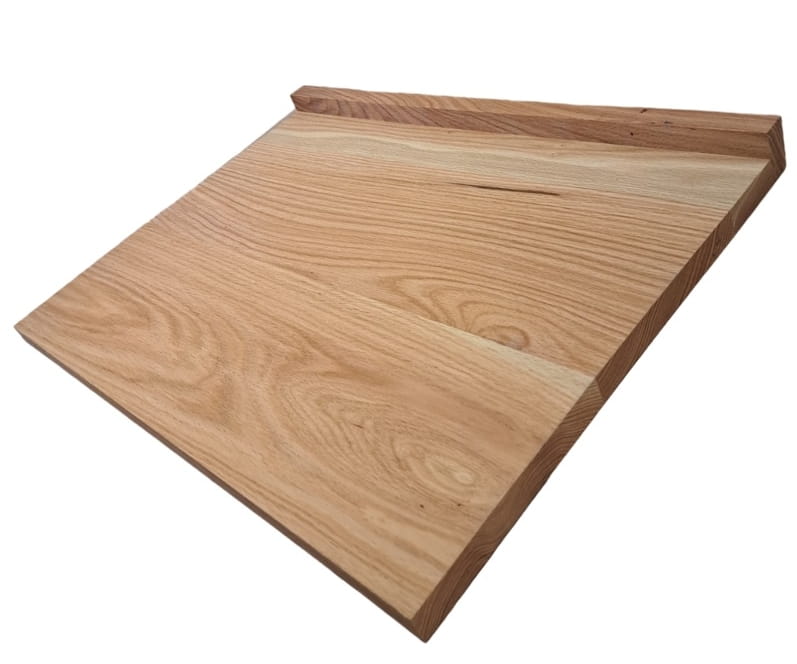 Board for cutting or kneading dough - oak wood 49 cm | Mini kitchen pastry board | Wooden board for rolling and kneading dough