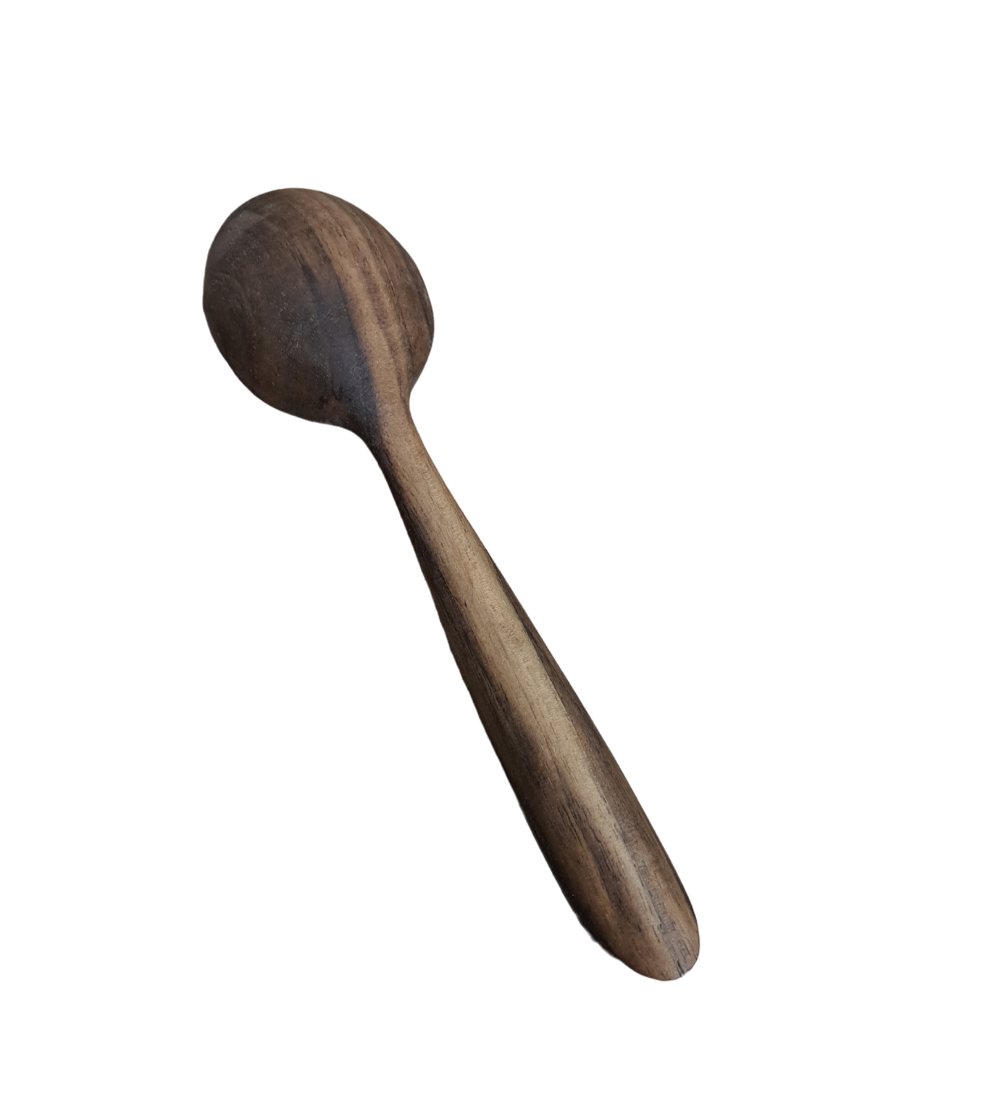 Walnussholzlöffel mittel 22 cm | Walnussholzlöffel | Natürlicher Küchenlöffel | Ökologischer Koch- und Servierlöffel