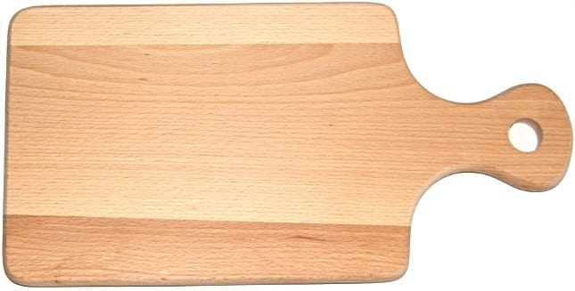Deska do krojenia drewniana z uchwytem 39 Cm | Deska kuchenna drewniana | Drewniana deska do serwowania | Deska do żywności naturalna drewno