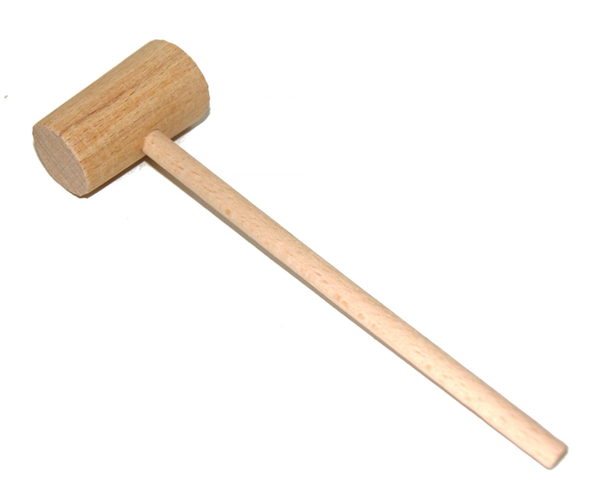 Mini-Holzhammer 16 cm | Mini-Holzhammer | Leichter Holzhammer | Kleiner Holzhammer | Mini-Holzhammer 16 cm