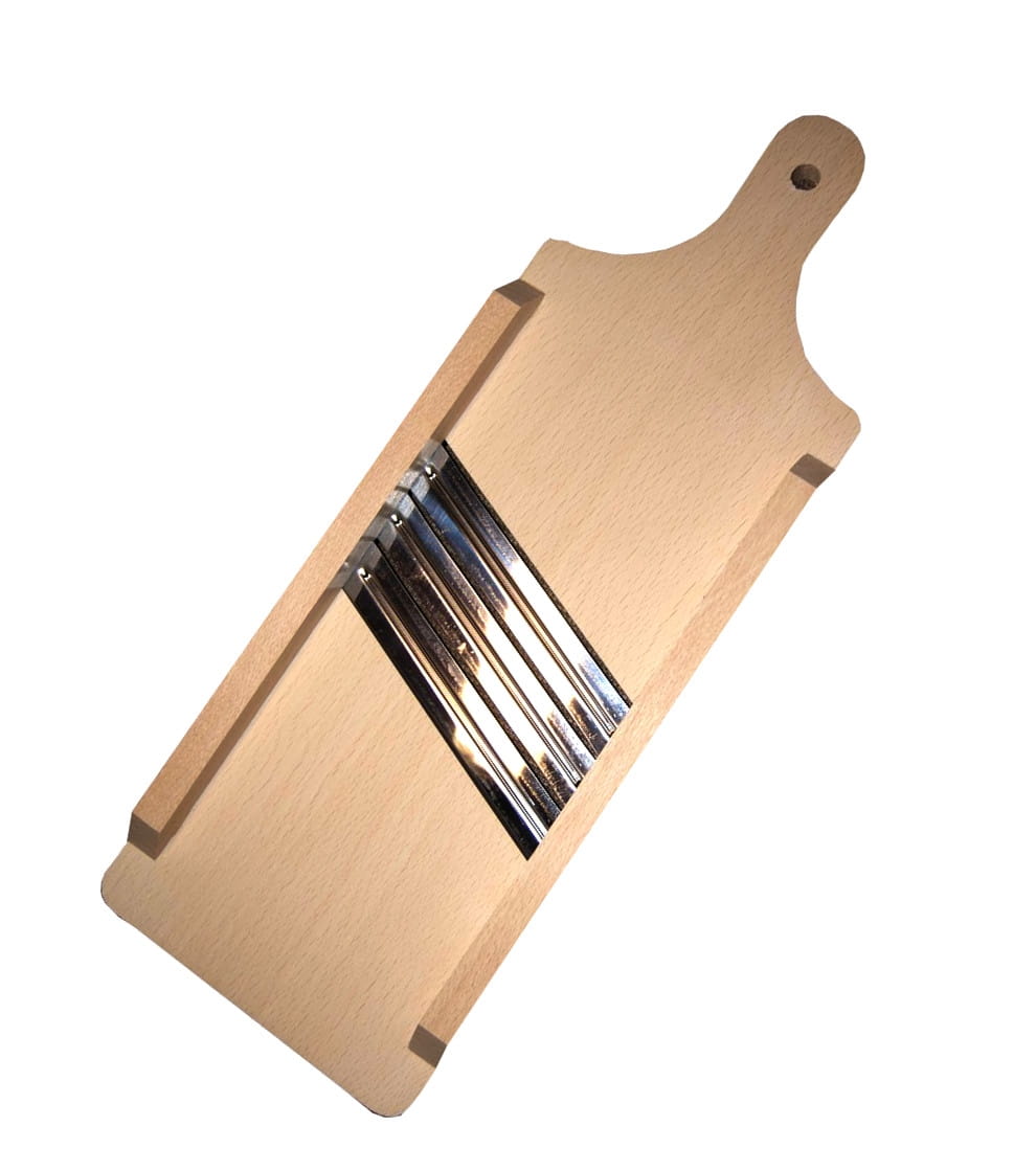 Chopper, cabbage and vegetable slicer 43 cm | manual vegetable grater | wooden kitchen shredder | cabbage and salad knife