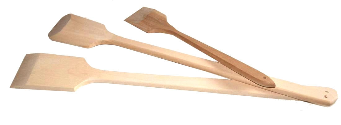 Spatule de cuisine de camp ou de chaudière, hêtre 80 cm OW | cuillère en bois de cuisine | spatule gastronomique | louche en bois pour mélanger