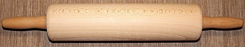 Dickes Nudelholz, Länge 52 cm | Küchen-Nudelholz aus Holz | solides Back-Nudelholz | traditionelles Nudelholz | Tortenroller