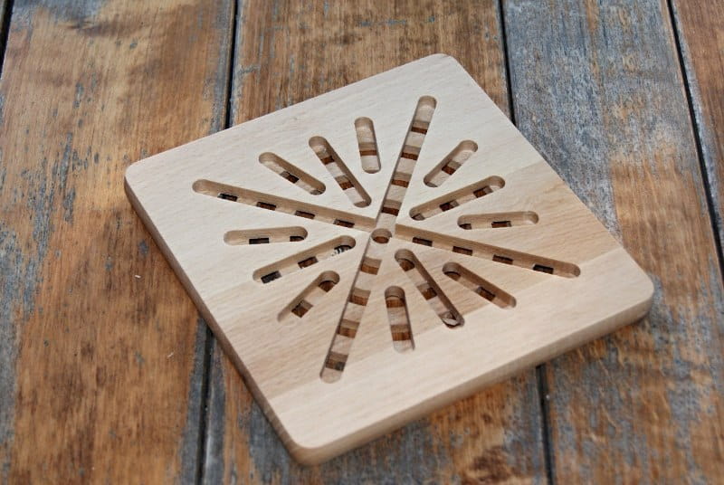 Universal wooden pot stand Square 20 cm | Kitchen stand | Wooden table stand | Stand for hot dishes