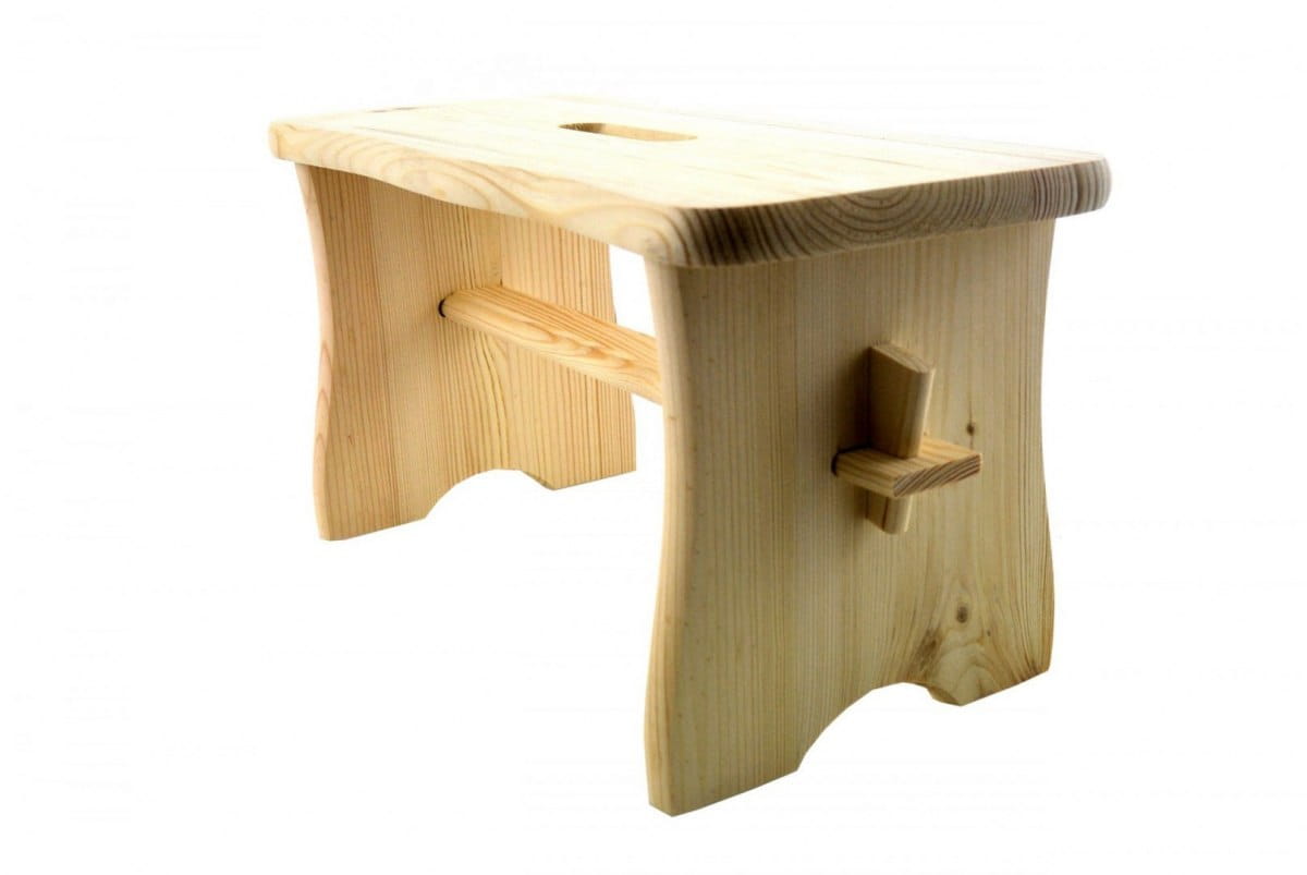 Natural wooden ryczka Stool Stool | Natural wooden stool | Wooden stool | Ryczka made of wood | Wooden stool for sitting