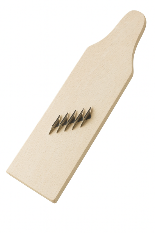 Ręczna szatkownica bukowa do cebuli i warzyw z ostrymi nożami ze stali nierdzewnej, produkt kuchenny Chłopcy z Rancza / Ranch Boys