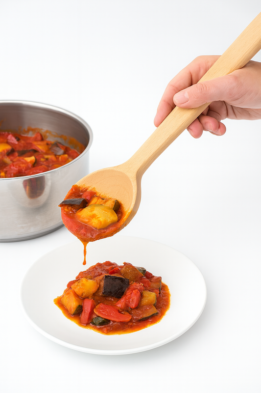 Warzecha, łyżka drewniana 55 cm | chochla drewniana do kotła | mieszadło drewniane kuchni polowej | długa łyżka kuchenna z drewna