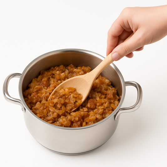 Chłopcy z Rancza / Ranch Boys Łyżka szwedzka owalna do gotowania bigosu w garnku