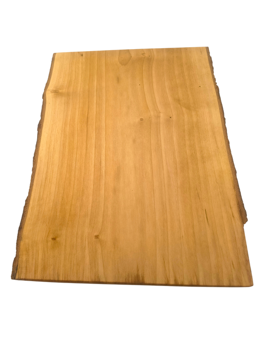 Deska z jawora | Deska z drewna jaworowego – unikatowa, olejowana, okorowana, naturalna, idealna do kuchni i serwowania