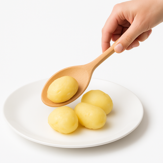 Chłopcy z Rancza / Ranch Boys Łyżka szwedzka owalna do serwowania gotowanych ziemniaków na talerz