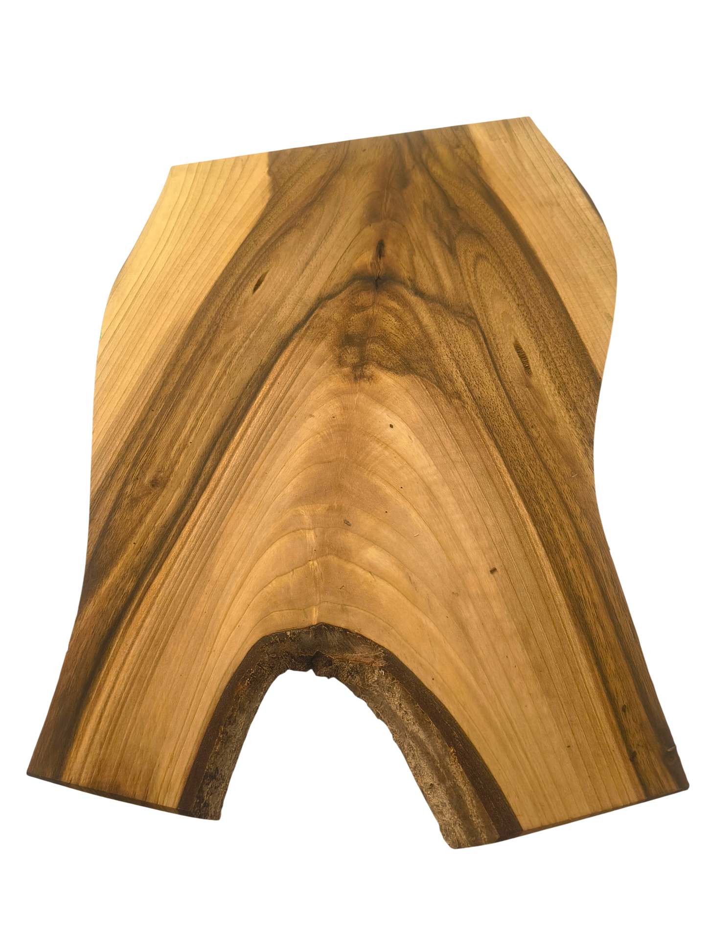 Deska z orzecha | Deska z drewna orzecha włoskiego – unikatowa, olejowana, okorowana, naturalna, idealna do kuchni i serwowania