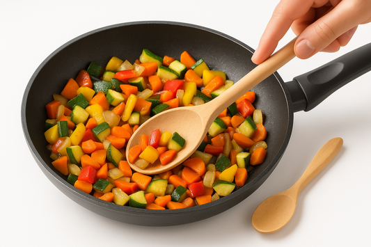 Chłopcy z Rancza / Ranch Boys Łyżka szwedzka owalna do podsmażania warzyw na patelni