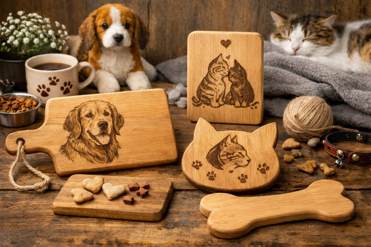 deska z psem deska z kotem