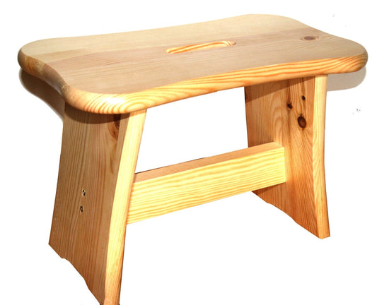 Ryczka drewniana skręcana Taboret krzesło | Stołek drewniany montowany | Taboret drewniany do siedzenia | Krzesło drewniane stabilne