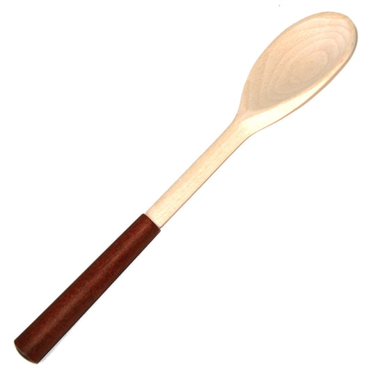 Łyżka drewniana z Brązową Rączką | Łyżka kuchenna z drewna | Drewniana łyżka do gotowania | Drewniana łyżka z uchwytem | Wooden spoon