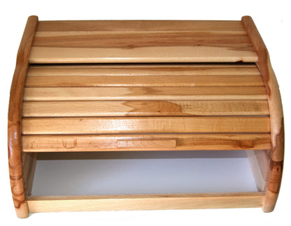 Wooden bread bin - selected wood | natural bread container | impregnated with oil | healthy heartwood | unique design