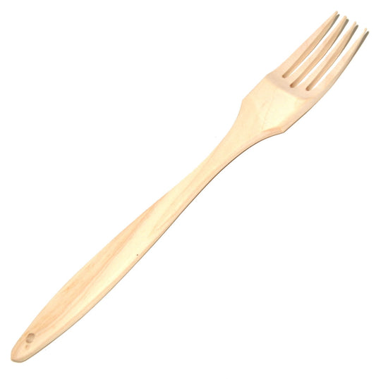 Widelec z drewna brzozowego 23 cm | Ekologiczny widelec drewniany | Jednorazowy widelec biodegradowalny | Widelec eko do gastronomii