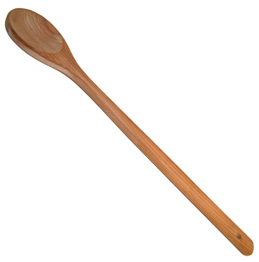Warzecha, łyżka do kuchni polowej lub kotła, buk parzony 100 cm - olejowana | Duża drewniana łyżka kuchenna | Warzecha gastronomiczna drewniana | Łyżka do kotła polowego | Drewniana chochla 100 cm olejowana | Bukowa warzecha olejowana