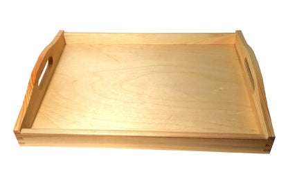 Taca drewniana śniadaniowa do serwowania | Taca drewniana na posiłki | Taca do łóżka | Drewniana podstawka do jedzenia | Breakfast Wooden Tray