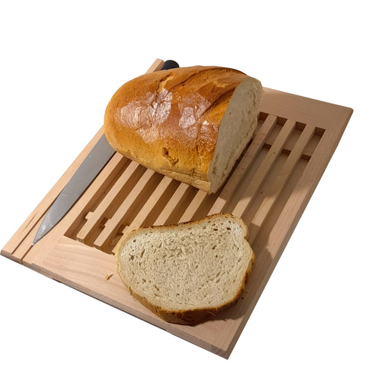 Deska drewniana do krojenia chleba EKO | Ekologiczna deska do chleba | Naturalna drewniana deska kuchenna | Solidna deska do cięcia pieczywa