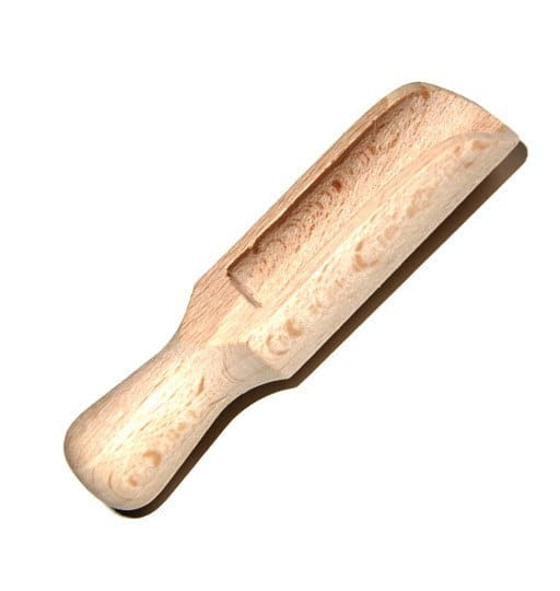 Czerpak szufelka do przypraw - mini | Mała drewniana łopatka do soli i ziół | Mini szufelka kuchenna | Łyżeczka nabierak do przypraw