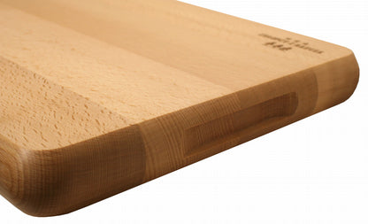 Deska do krojenia siekania BLOK 50x35x4 cm BUK | Blok kuchenny do cięcia | Drewniana płyta robocza | Solidna deska bukowa do kuchni