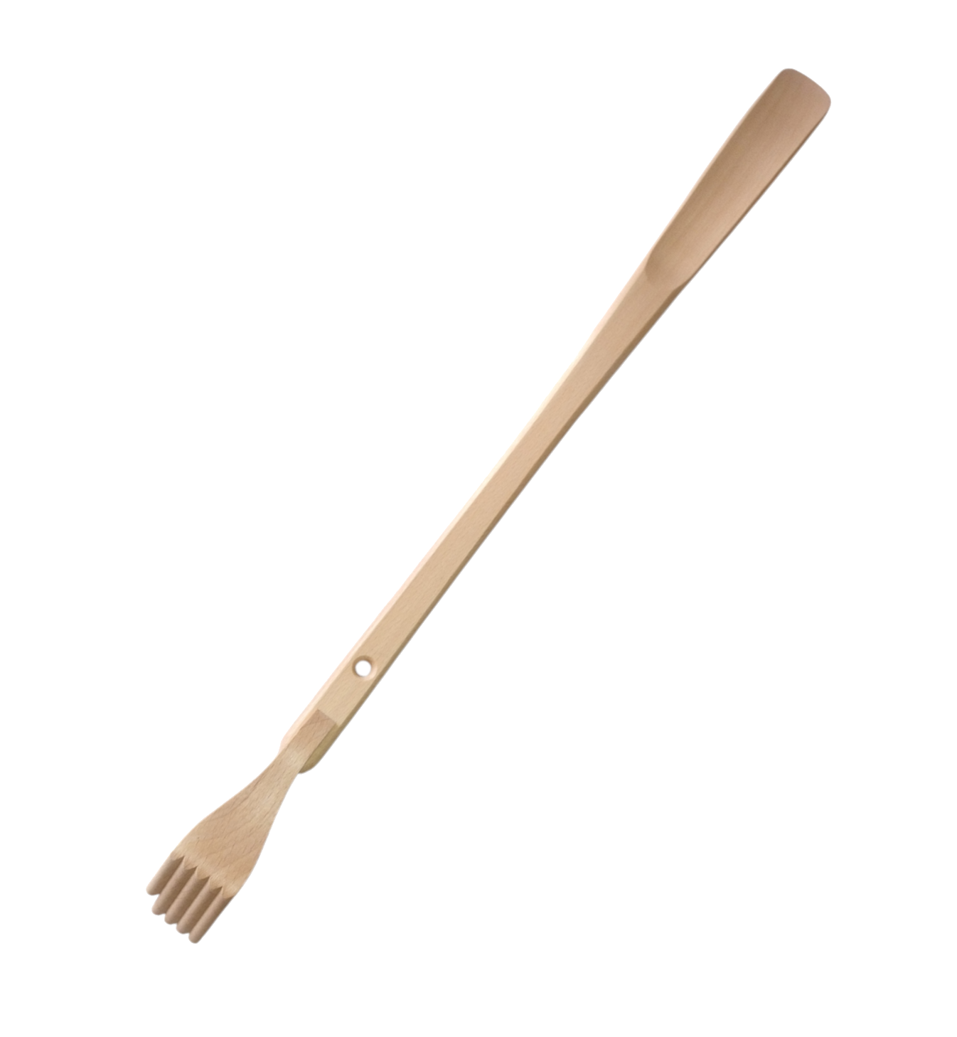 Łyżka do butów bukowa 60 cm 2w1 | Drapak do pleców | Drewniany masażer