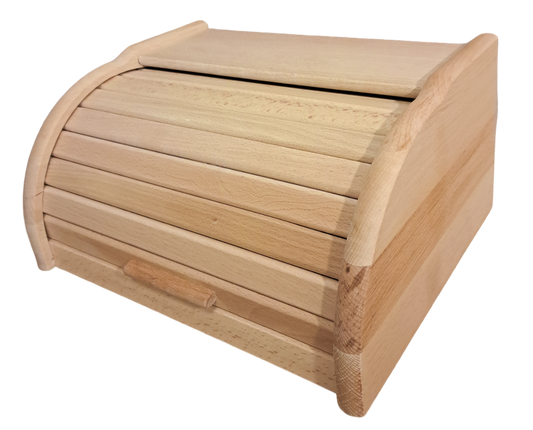 Chlebak drewniany - duży naturalny impregnowany olejem | pojemnik na chleb | pudełko na pieczywo | drewniana skrzynka do chleba | bread box