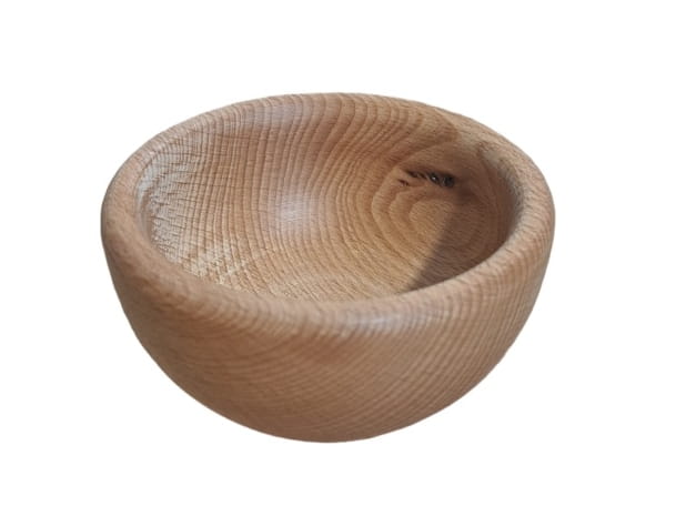 Miska drewniana buk parzony 10 cm | miseczka z drewna bukowego | naturalna miska drewniana | miska bukowa eco | miseczka buk 10 cm Ø