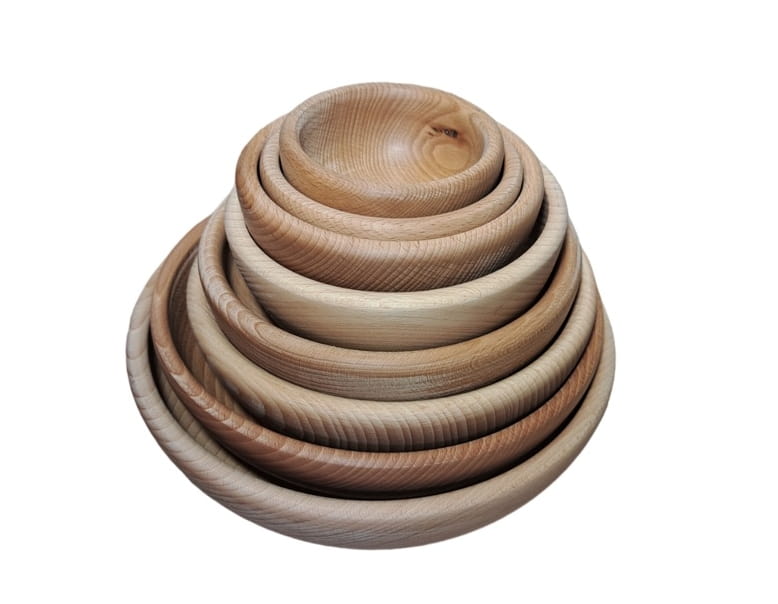 Miska drewniana buk parzony 10 cm | miseczka z drewna bukowego | naturalna miska drewniana | miska bukowa eco | miseczka buk 10 cm Ø