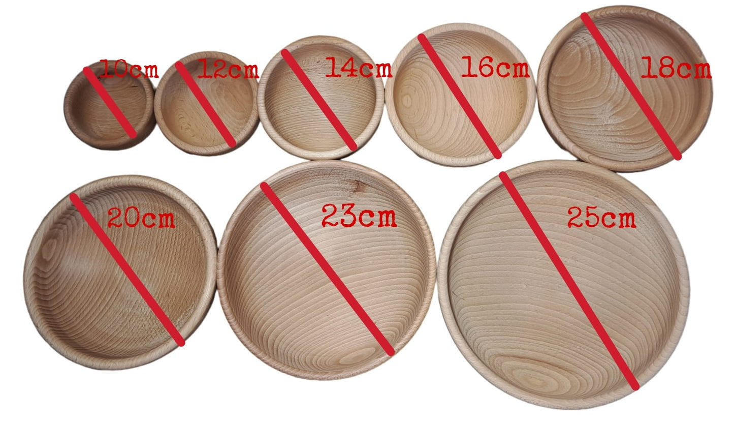 Miska drewniana buk parzony 10 cm | miseczka z drewna bukowego | naturalna miska drewniana | miska bukowa eco | miseczka buk 10 cm Ø