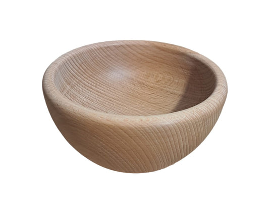 Miska drewniana buk parzony 16 cm | miseczka drewniana naturalna | naczynie drewniane | miska bukowa ekologiczna | misa z buku 16 cm