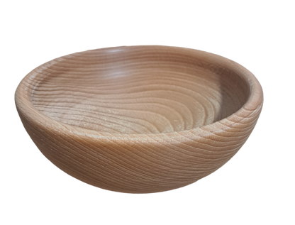 Holzschale Buche gedämpft 18 cm | Buchenholzschale | natürliche Holzschale | Öko-Futternapf | rund 18 cm