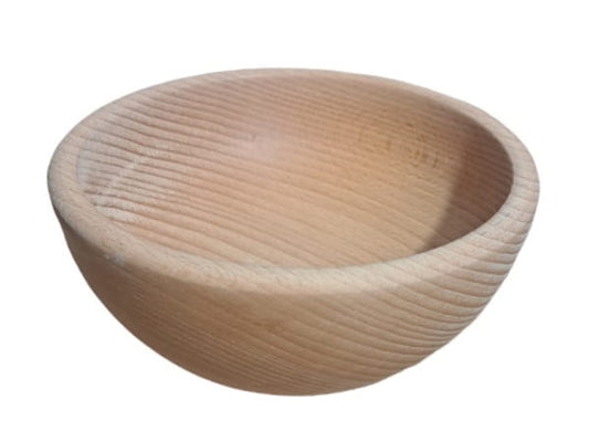Miska drewniana buk parzony 23 cm | miska kuchenna z drewna bukowego | naturalna miska bukowa | ekologiczna miska drewniana | misa 23 cm