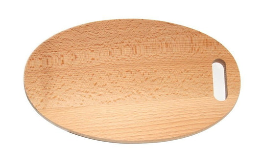 Deska do krojenia drewniana owalna 30 Cm | Deska kuchenna drewniana | Owalna deska do serwowania | Drewniana podstawka do krojenia i podawania