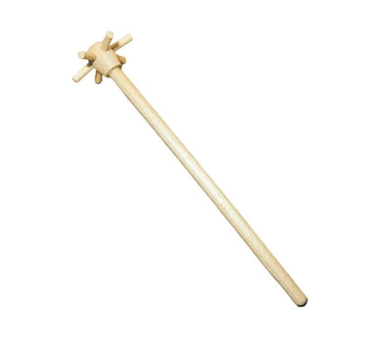 Drewniana trzepaczka kuchenna - gwiazdka 20 cm | ręczna trzepaczka drewniana | ubijaczka do jajek i ciasta | ekologiczna trzepaczka gwiazda