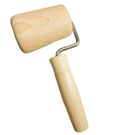 Rolling Pin Slanted for Roasting Pan | Wooden Rolling Pin for Forms | Kitchen Rolling Pin Slanted | Rolling Pin for Baking | Roller for Dough and Baking Forms