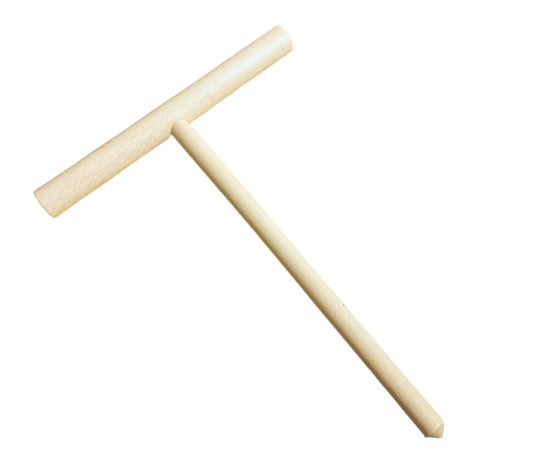 Wałek do naleśników 20 cm | Rozprowadzacz ciasta | Drewniany wałeczek do ciasta | Narzędzie do smażenia naleśników | Crepe Roller