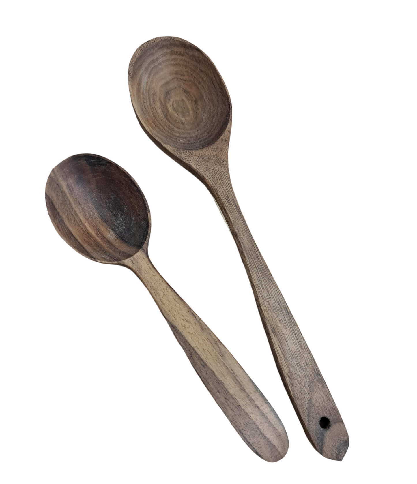 Łyżka z drewna orzechowego duża 29 cm | drewniana łyżka kuchenna | łyżka do mieszania | ekologiczna łyżka do gotowania | naturalne drewno