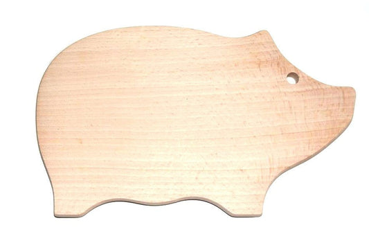 Deska do krojenia Świnka 30 cm | Drewniana podstawka kuchenna | Deska kuchenna świnka | Podkładka do krojenia drewno | Deska dekoracyjna